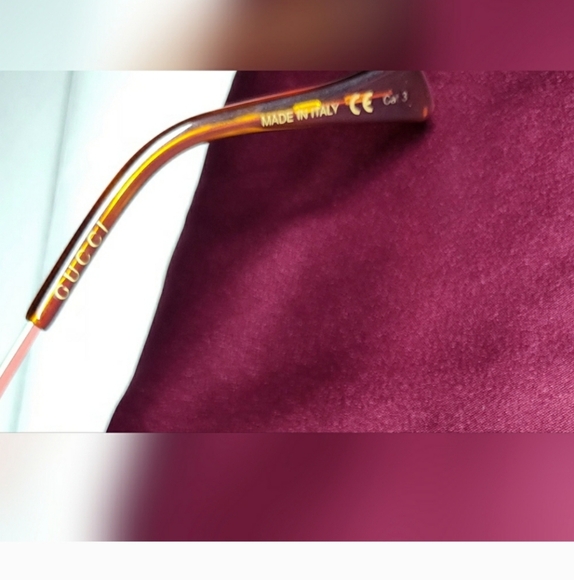 NEW Gucci Aviator Sunglasses Endura Gold Brown Lens - Picture 6 of 8